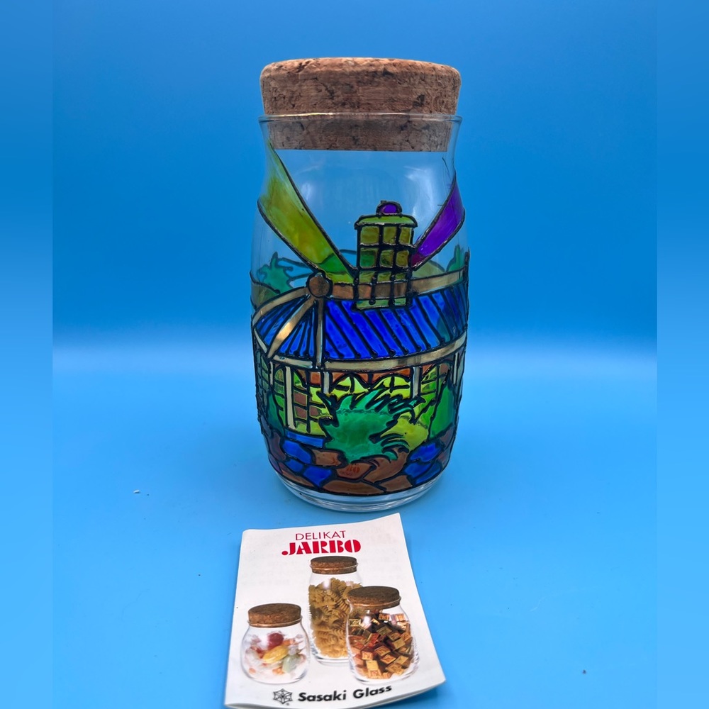 Sasaki glass canister